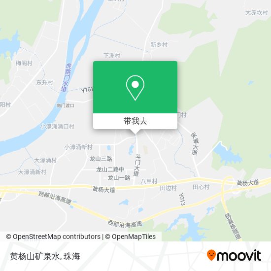 黄杨山矿泉水地图