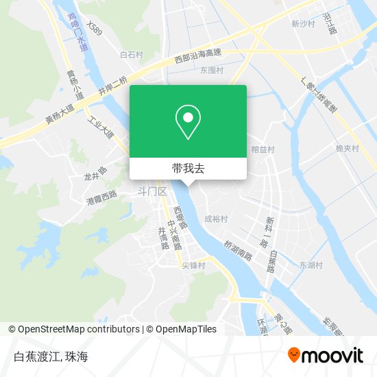 白蕉渡江地图