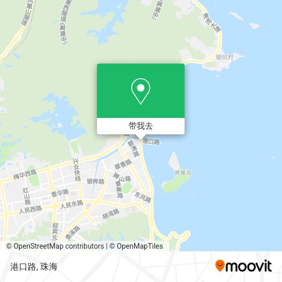港口路地图