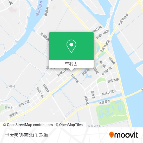 世大照明-西北门地图