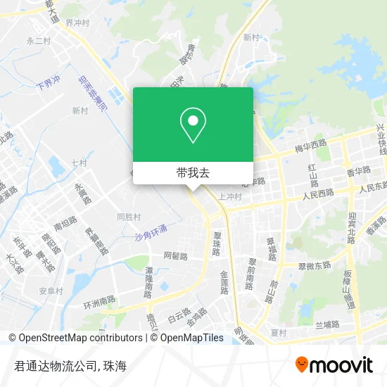 君通达物流公司地图