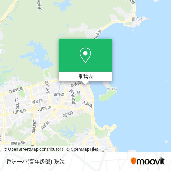 香洲一小(高年级部)地图