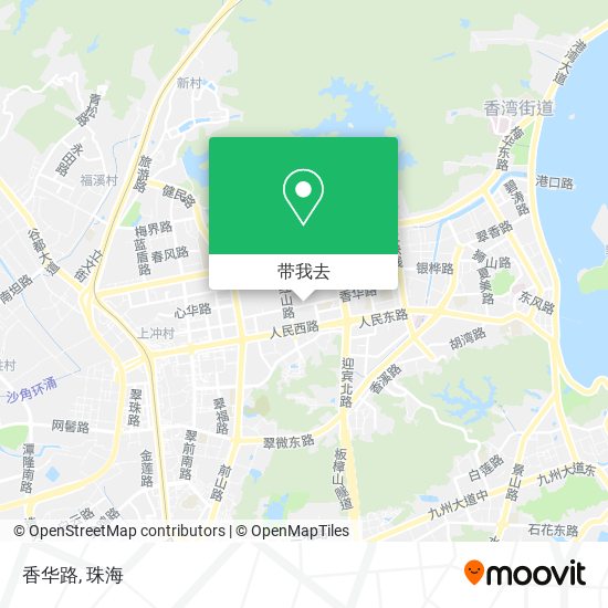 香华路地图