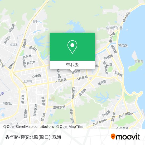 香华路/迎宾北路(路口)地图