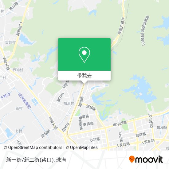 新一街/新二街(路口)地图