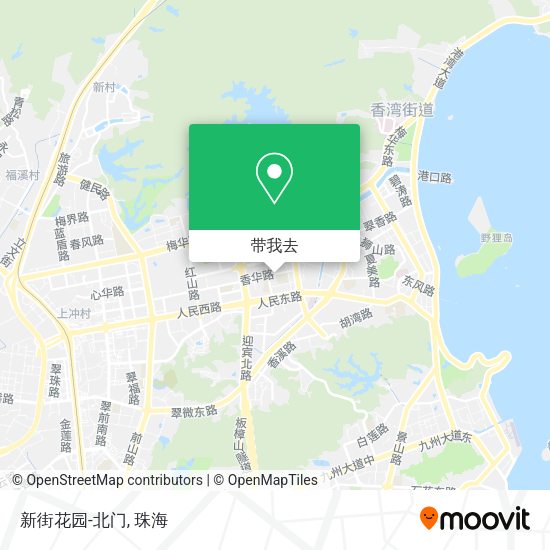 新街花园-北门地图