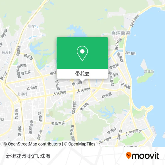 新街花园-北门地图