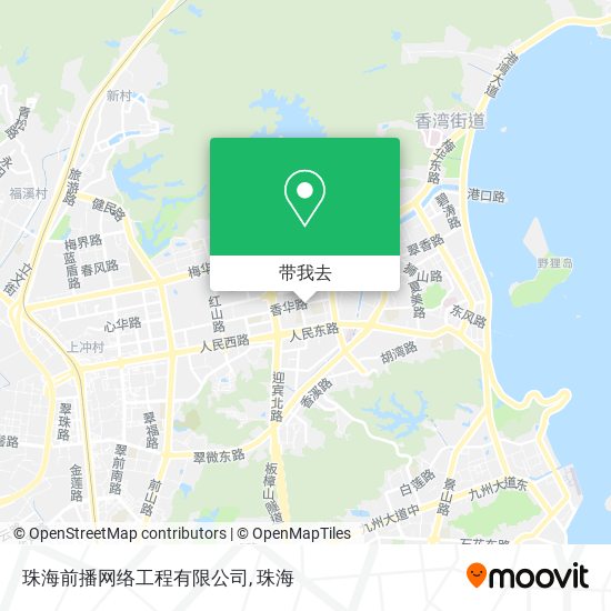 珠海前播网络工程有限公司地图