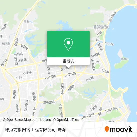 珠海前播网络工程有限公司地图