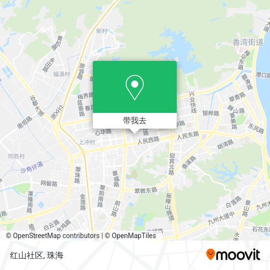 红山社区地图