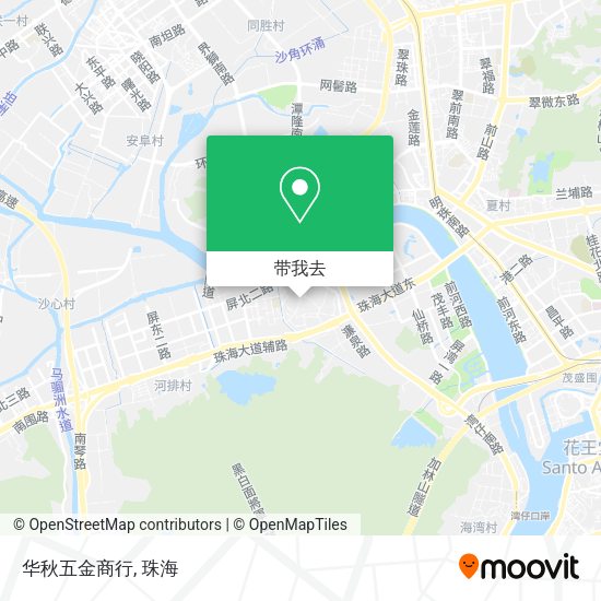 华秋五金商行地图