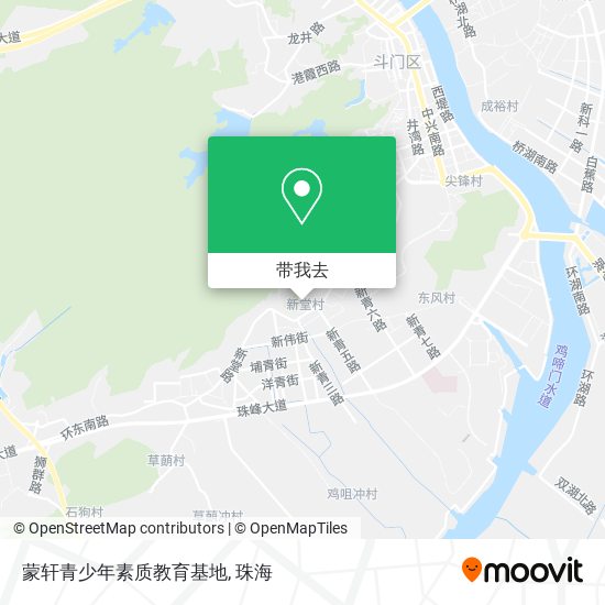 蒙轩青少年素质教育基地地图