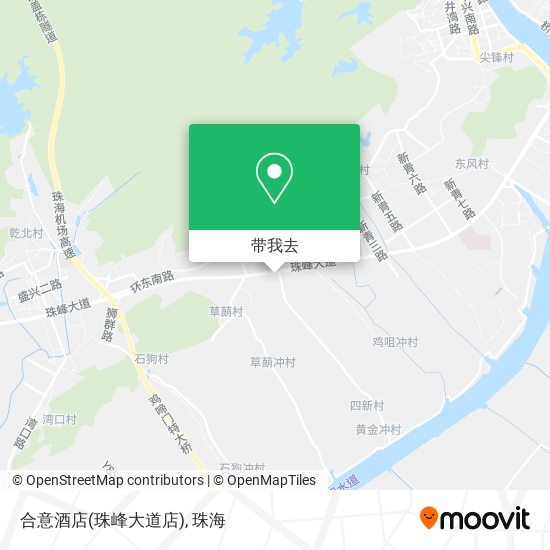 合意酒店(珠峰大道店)地图