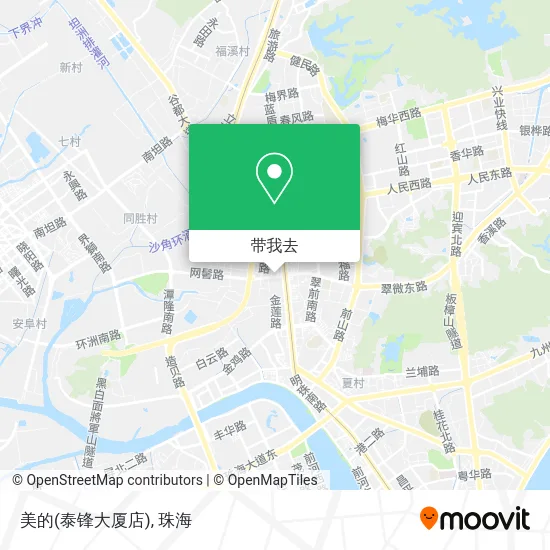 美的(泰锋大厦店)地图