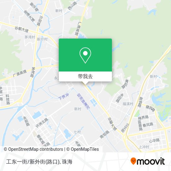 工东一街/新外街(路口)地图