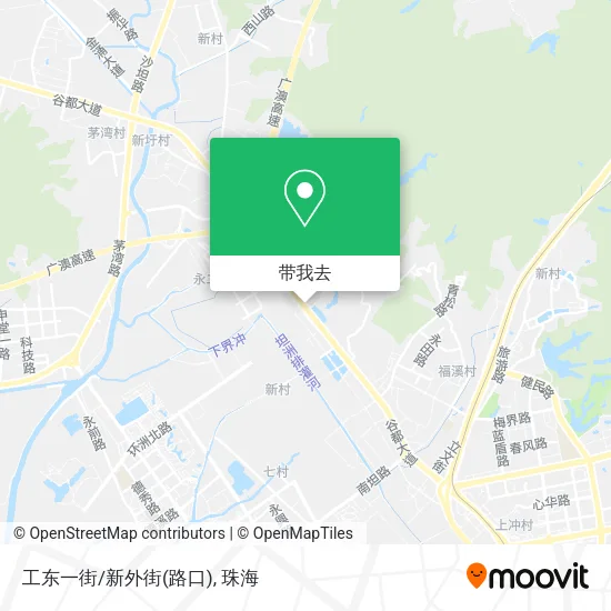 工东一街/新外街(路口)地图