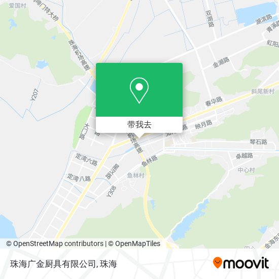 珠海广金厨具有限公司地图