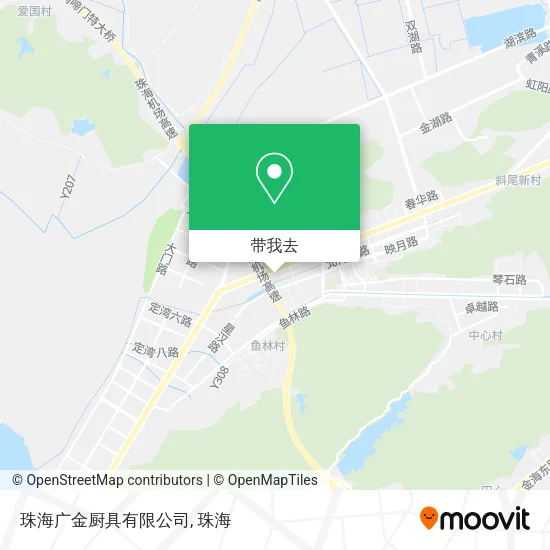 珠海广金厨具有限公司地图