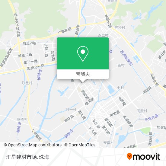 汇星建材市场地图