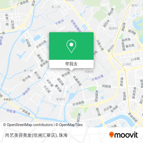 尚艺美容美发(坦洲汇翠店)地图