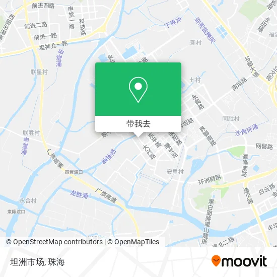 坦洲市场地图