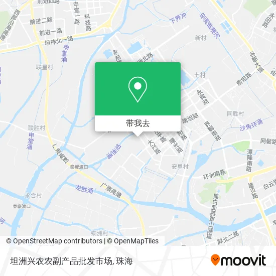 坦洲兴农农副产品批发市场地图
