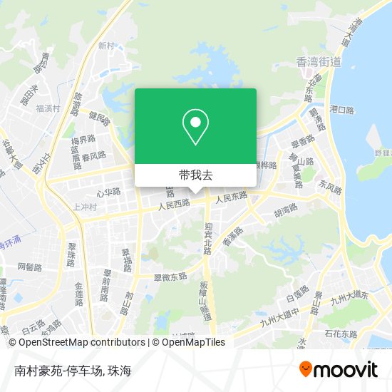 南村豪苑-停车场地图