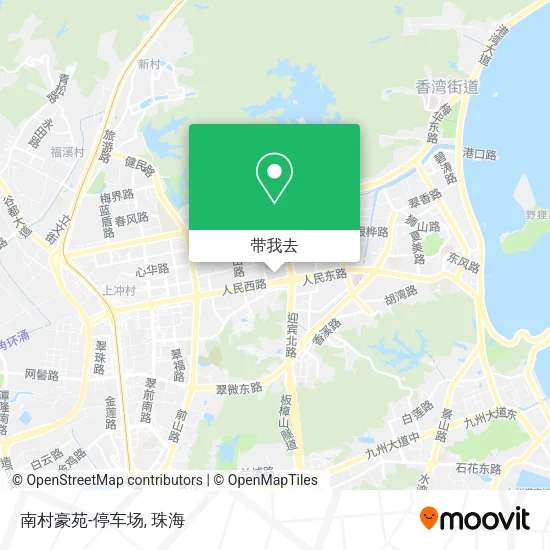 南村豪苑-停车场地图