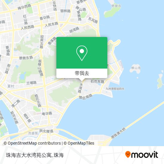 珠海吉大水湾苑公寓地图