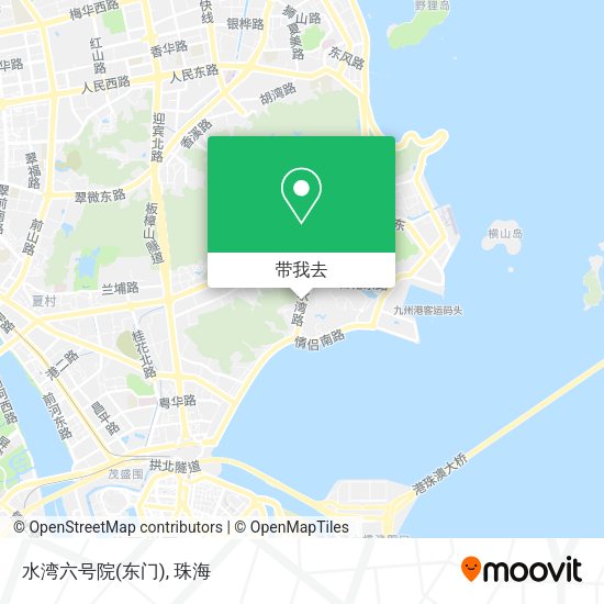 水湾六号院(东门)地图