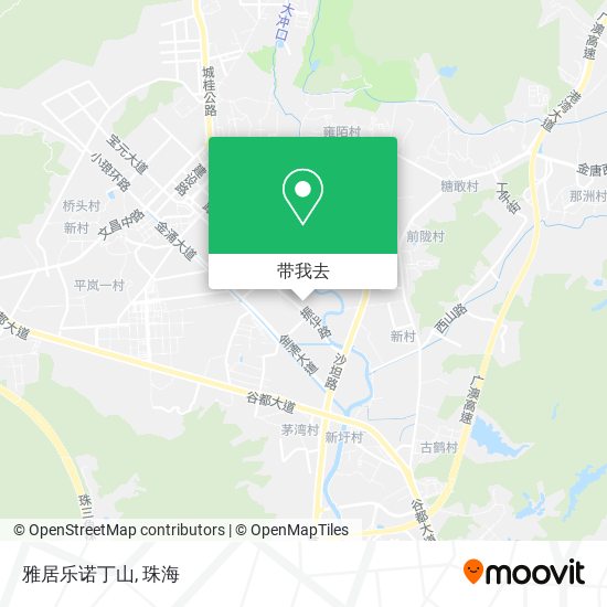 雅居乐诺丁山地图