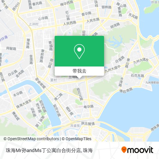 珠海Mr孙andMs丁公寓白合街分店地图