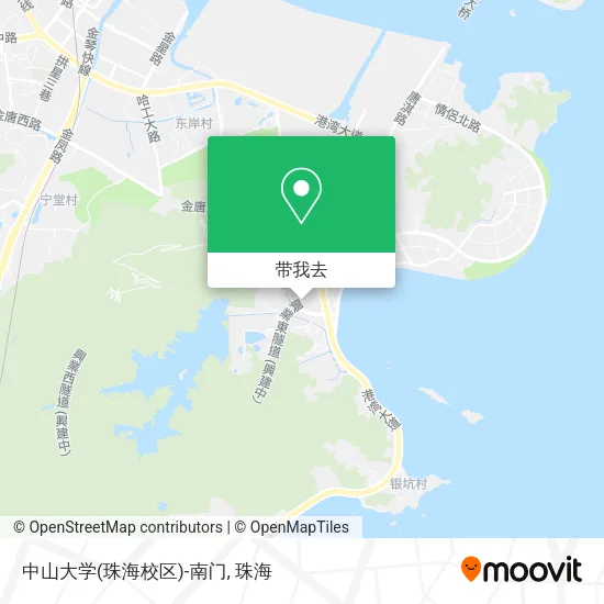 中山大学(珠海校区)-南门地图