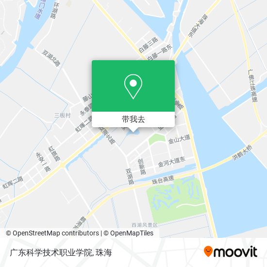 广东科学技术职业学院地图
