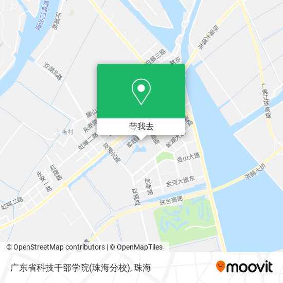 广东省科技干部学院(珠海分校)地图