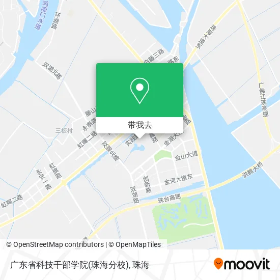 广东省科技干部学院(珠海分校)地图