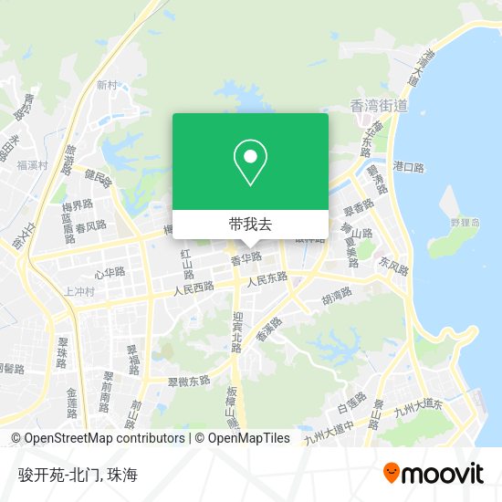 骏开苑-北门地图