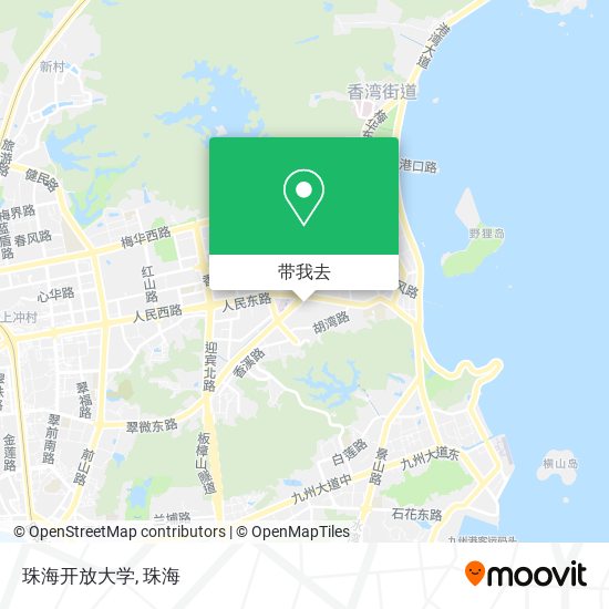 珠海开放大学地图