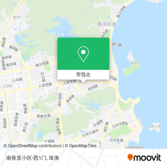 南香里小区-西1门地图