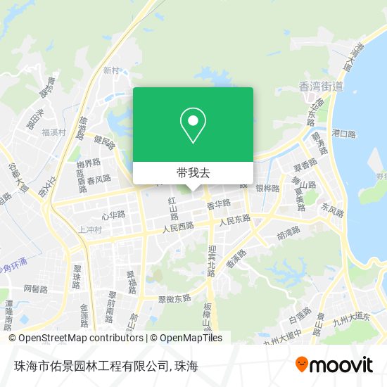 珠海市佑景园林工程有限公司地图