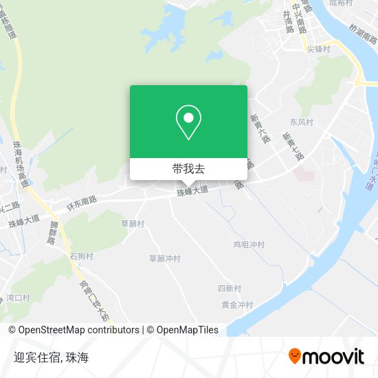 迎宾住宿地图