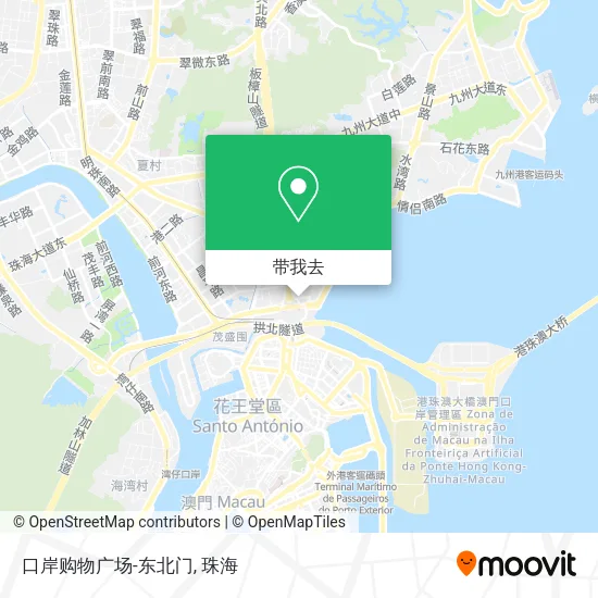 口岸购物广场-东北门地图