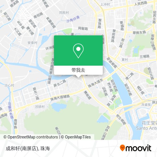 成和轩(南屏店)地图