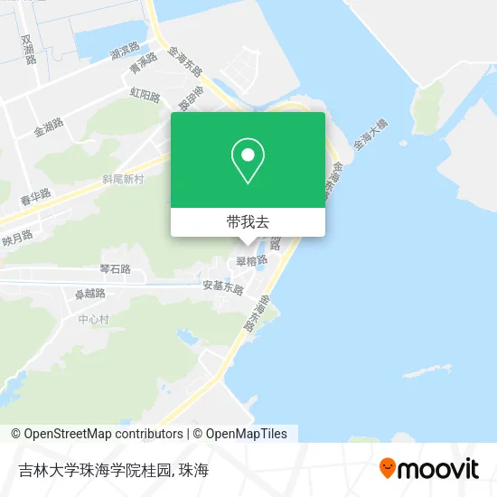 吉林大学珠海学院桂园地图