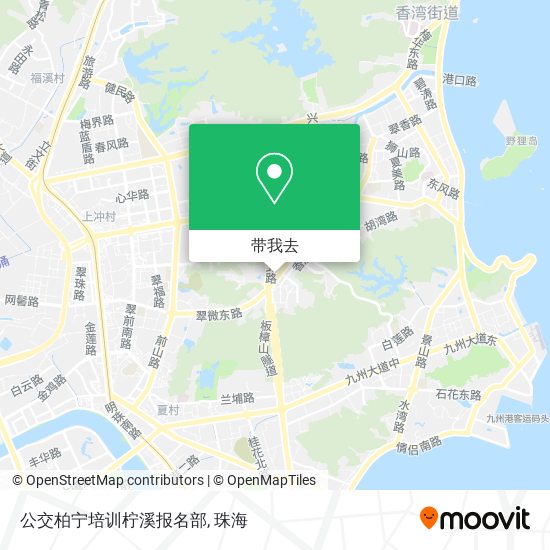 公交柏宁培训柠溪报名部地图