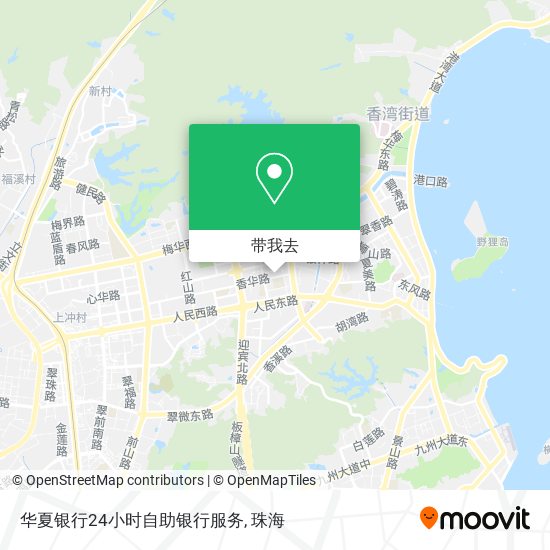 华夏银行24小时自助银行服务地图