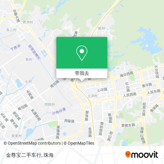 金尊宝二手车行地图