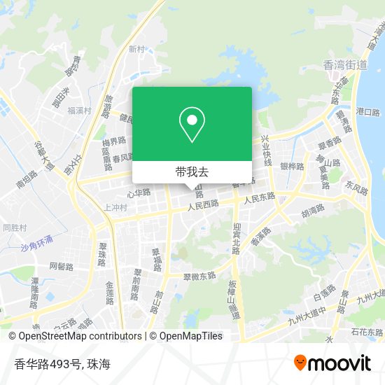 香华路493号地图