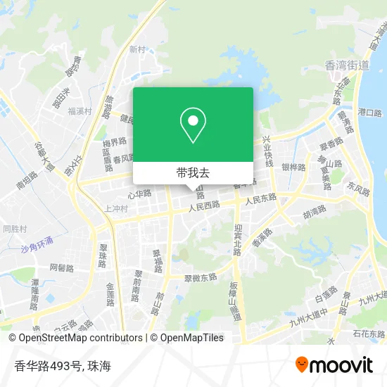 香华路493号地图