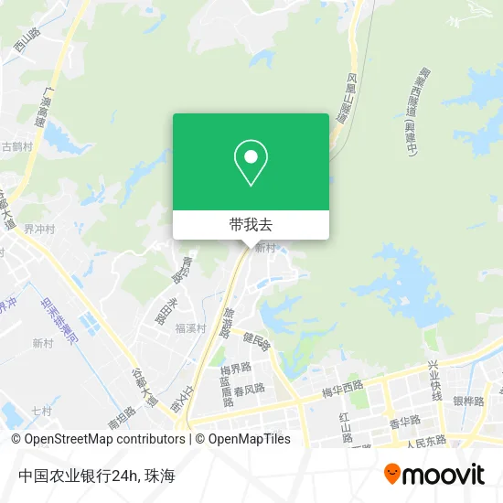 中国农业银行24h地图
